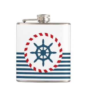 Nautical design flask