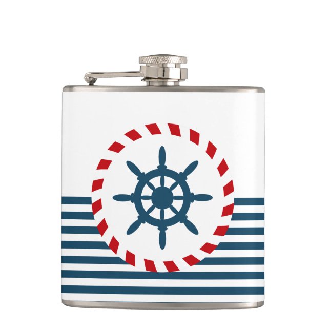 Nautical design flask (Front)