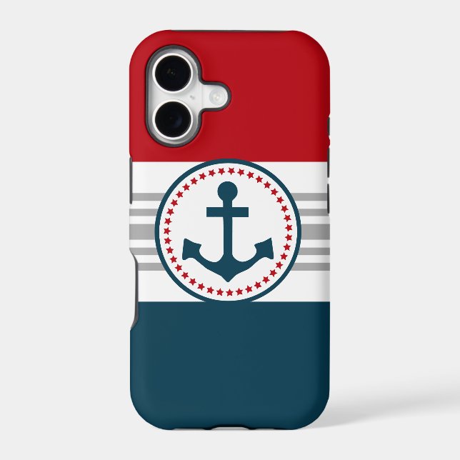 Nautical design iphone case (Back)