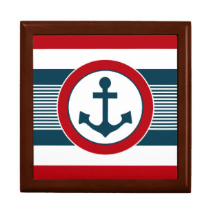 Nautical design jewelry box
