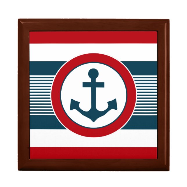 Nautical design jewelry box (Front)