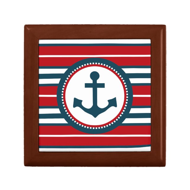 Nautical design jewelry box (Front)