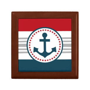 Nautical design jewelry box