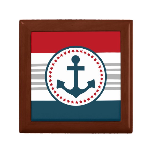Nautical design jewelry box (Front)