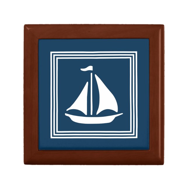Nautical design keepsake box (Front)