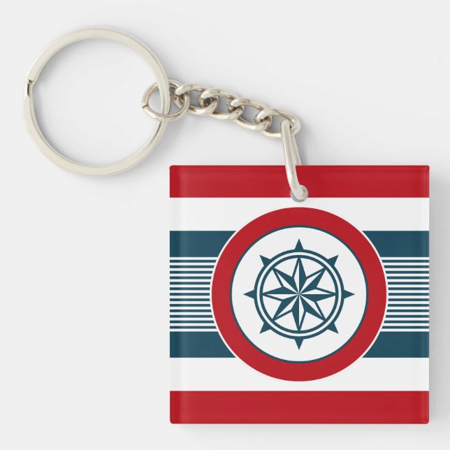 Nautical design keychain (Front)