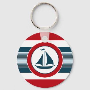 Nautical design keychain