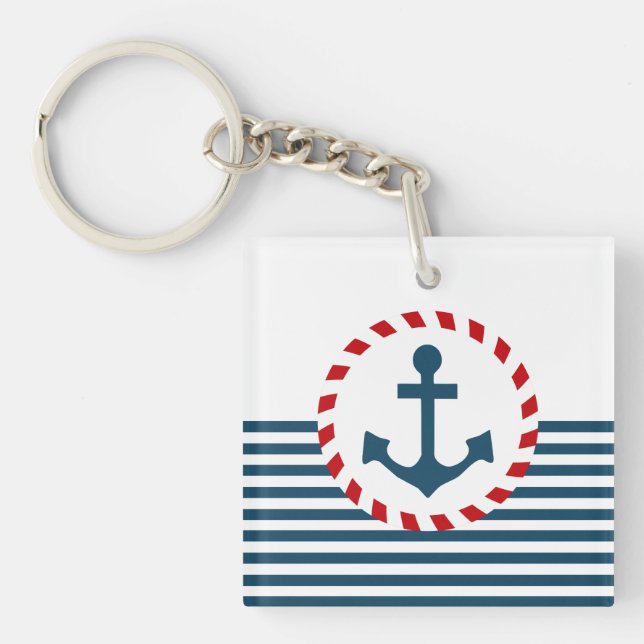 Nautical design keychain (Front)