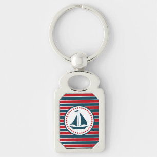 Nautical design keychain