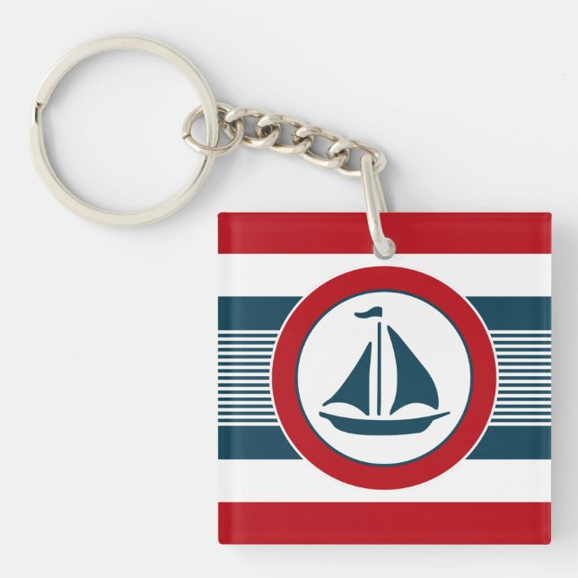 Nautical design keychain (Front)