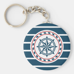 Nautical design keychain