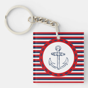 Nautical design keychain