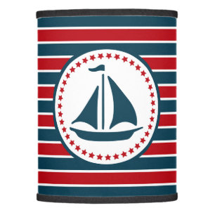 Nautical design lamp shade