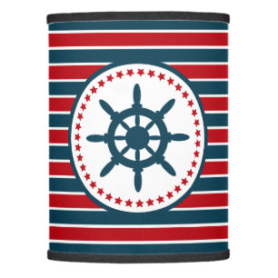 Nautical design lamp shade