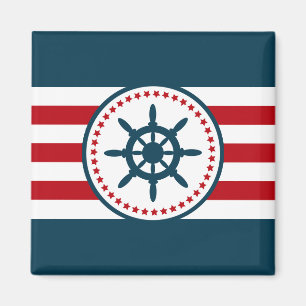 Nautical design magnet