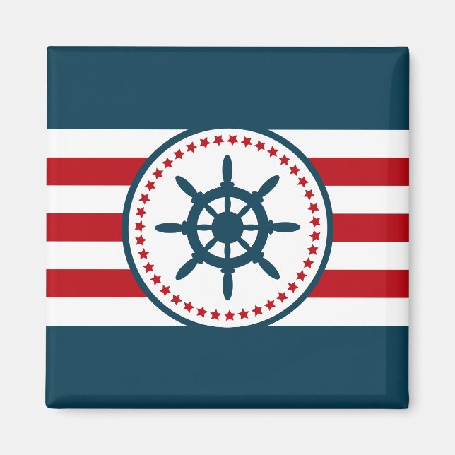Nautical design magnet (Front)