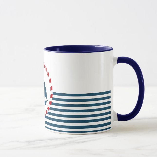 Nautical design mug (Right)