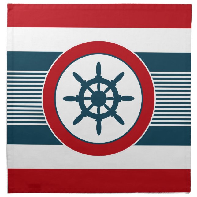 Nautical design napkin (Front)