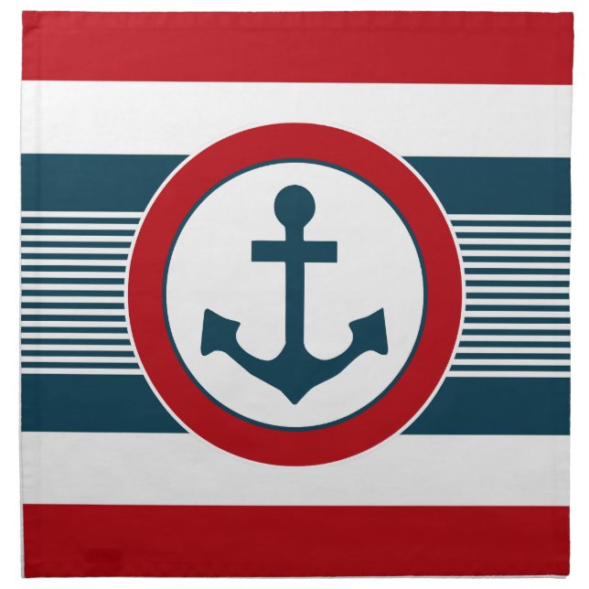 Nautical design napkin (Front)