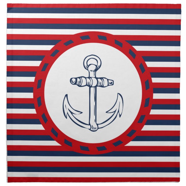 Nautical design napkin (Front)