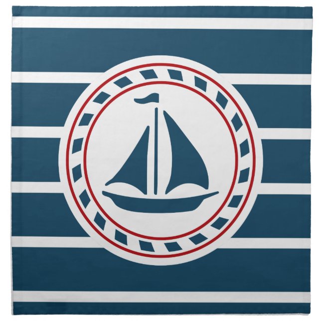 Nautical design napkin (Front)