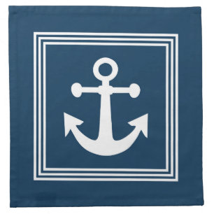 Nautical design napkin