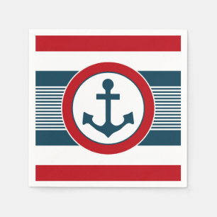 Nautical design napkins