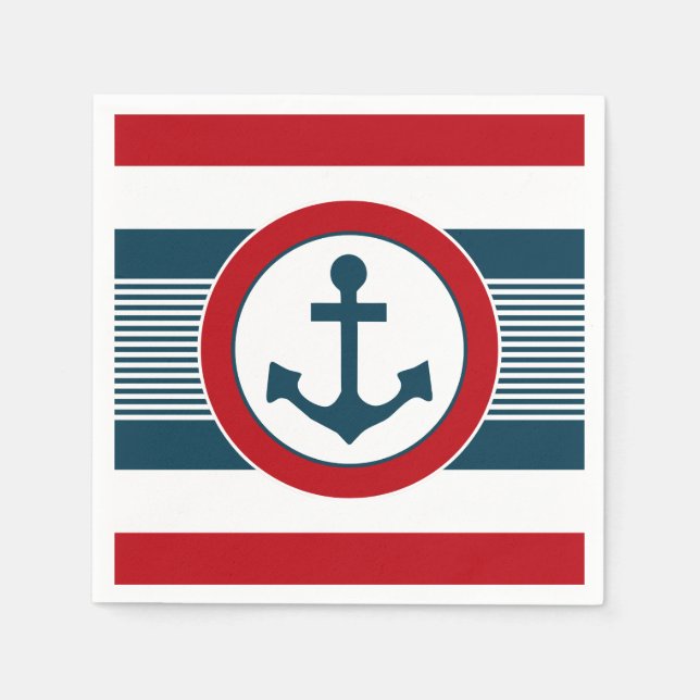 Nautical design napkins (Front)