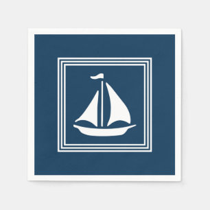 Nautical design napkins
