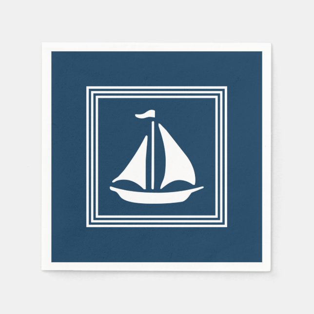 Nautical design napkins (Front)