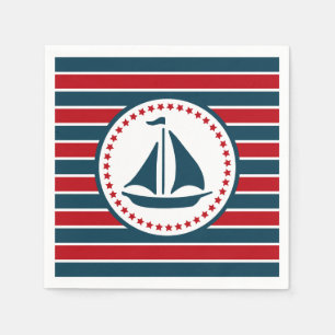 Nautical design napkins