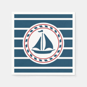 Nautical design napkins