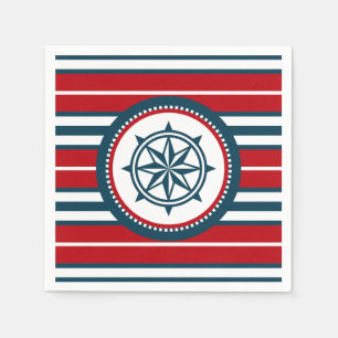 Nautical design napkins
