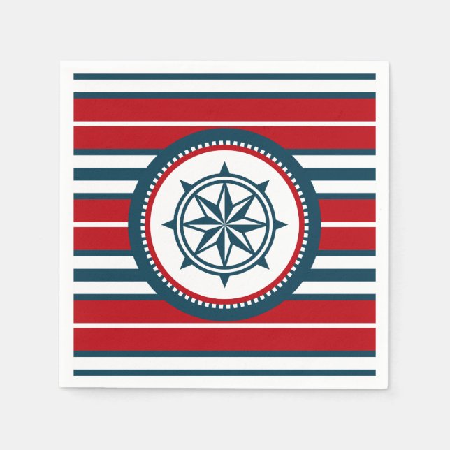 Nautical design napkins (Front)