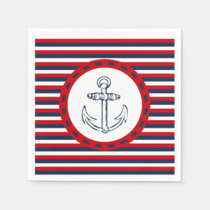 Nautical design napkins