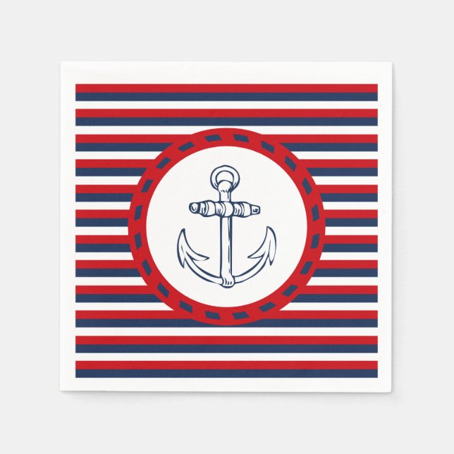 Nautical design napkins (Front)