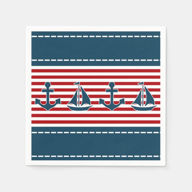 Nautical design napkins (Front)
