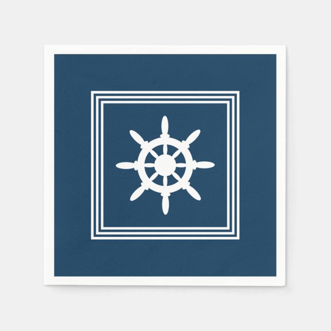 Nautical design napkins (Front)