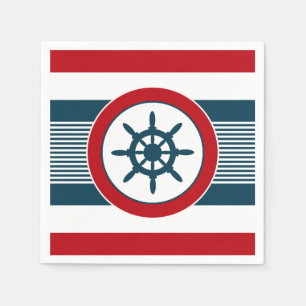 Nautical design napkins
