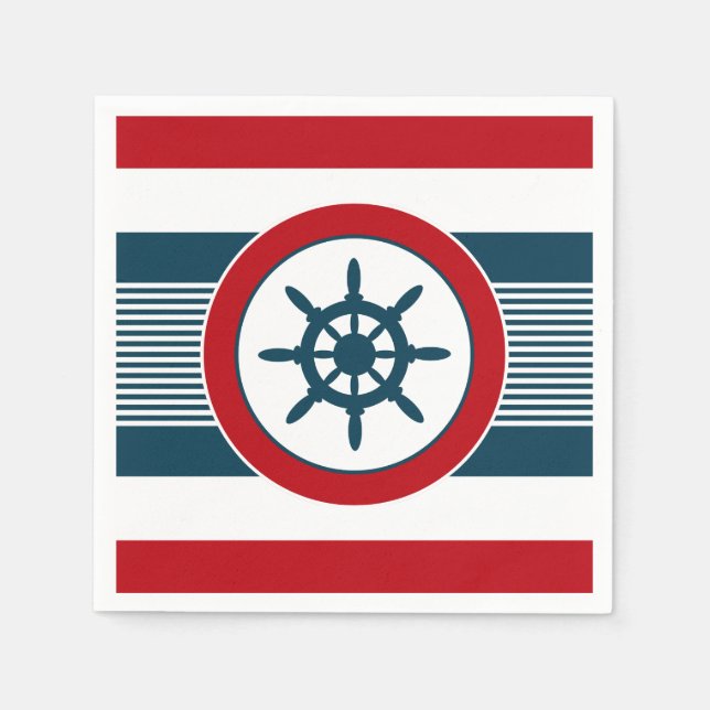 Nautical design napkins (Front)