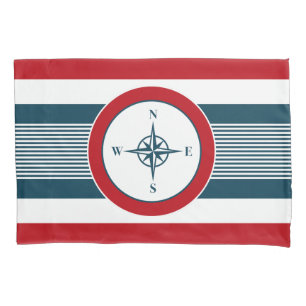 Nautical design pillow case