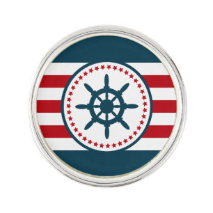 Nautical design pin