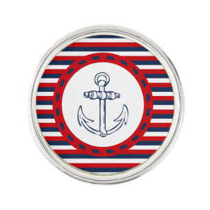 Nautical design pin