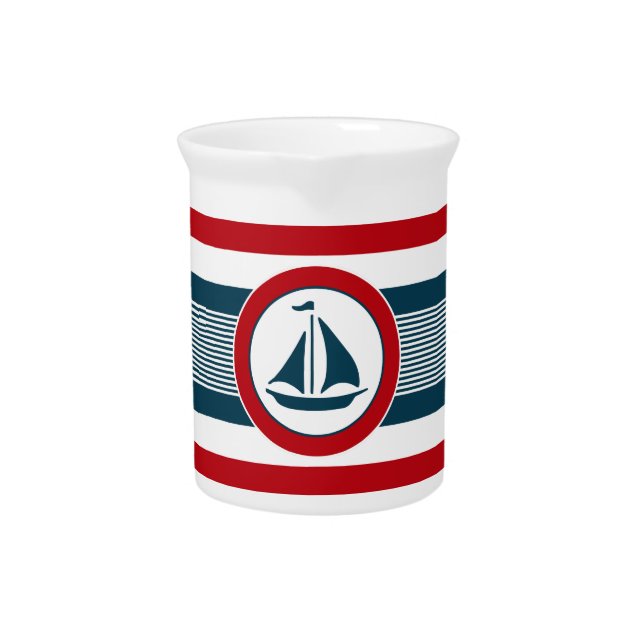 Nautical design pitcher (Front)