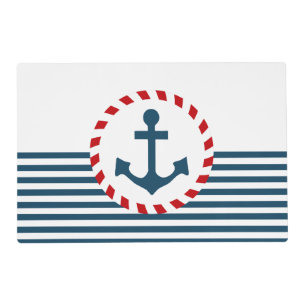 Nautical design placemat