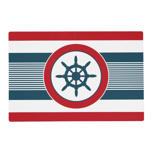 Nautical design placemat (Front)