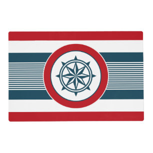Nautical design placemat