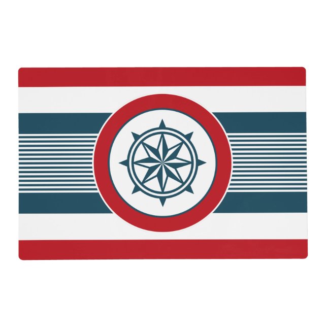Nautical design placemat (Front)