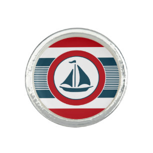 Nautical design ring