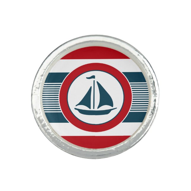 Nautical design ring (Front)
